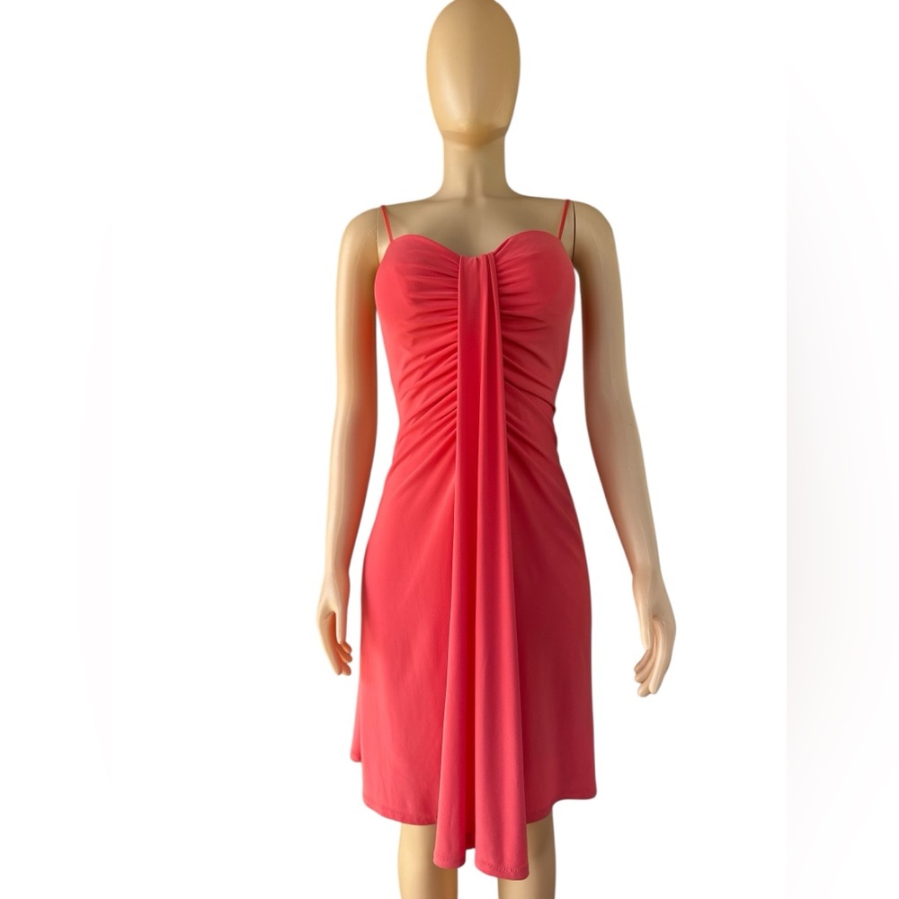 Bisou Bisou Coral Evening Dress